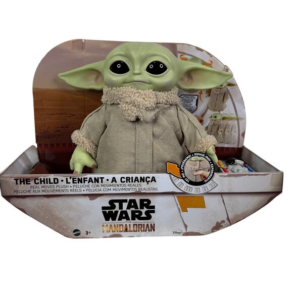Star Wars Grogu The Child 12-in Plush RC Motion Toy Based on The Mandalorian New - Picture 1 of 9